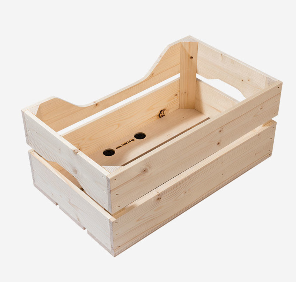 Krat Racktime Woodpacker - Hout Voorop 25 Liter Krat Racktime Woodpacker - Hout Voorop 25 Liter